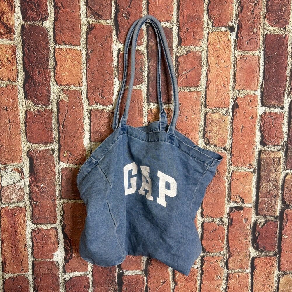 Gap Logo blue Denim Tote Bag